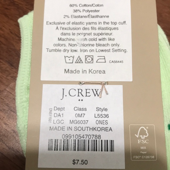 NWT- J. Crew - 3 pair socks - Picture 6 of 6